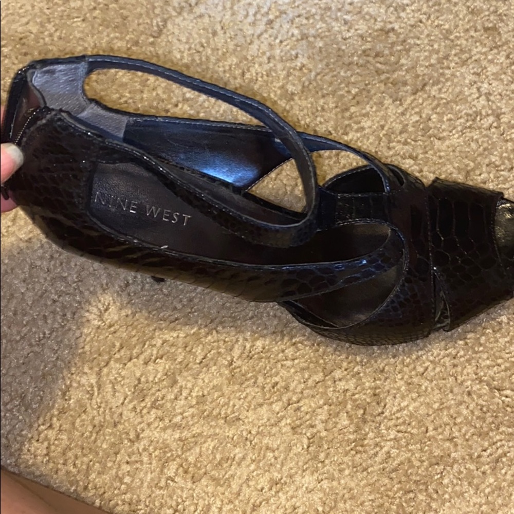 New Nine West Lissindao Black Pumps